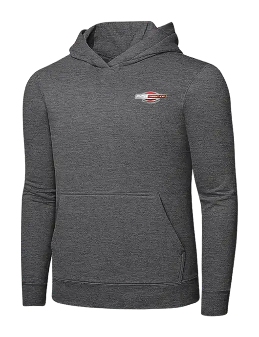 Graphite Heather 7.8. oz Ring Spun Hooded Sweatshirt w/FYDA Logo