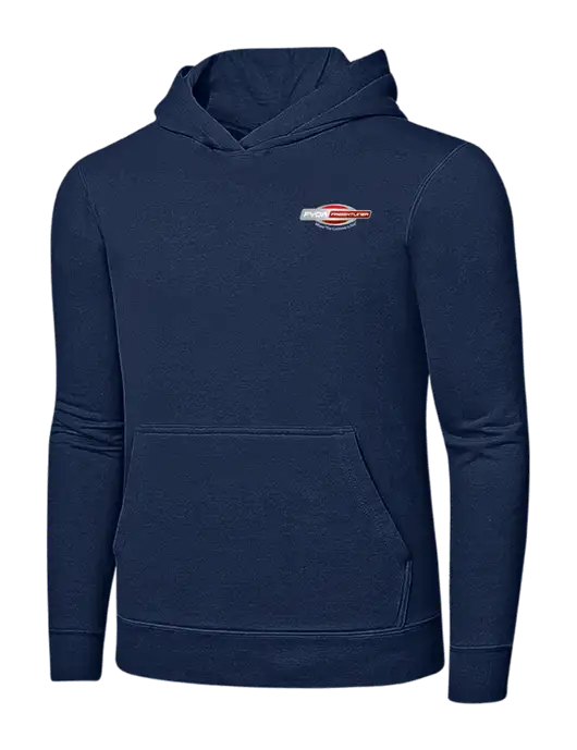 Navy 7.8 oz Ring Spun Hooded Sweatshirt w/FYDA Logo