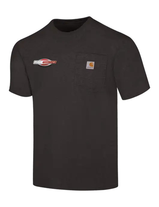 Carhartt Workwear Charcoal Heather Pocket Short Sleeve T-Shirt w/FYDA Logo