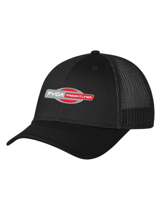 Black Mesh Trucker Cap Snap Back w/FYDA Logo