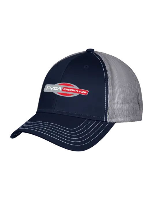 Navy/Grey Mesh Trucker Cap Snap Back w/FYDA Logo