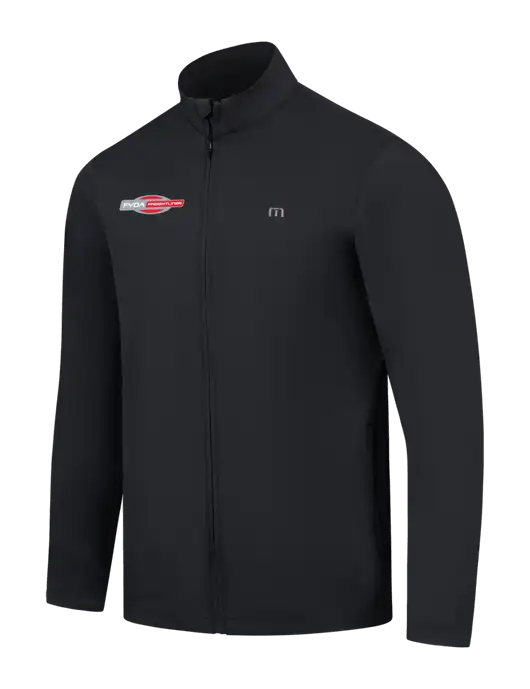 TravisMathew Black Surfside Full-Zip Jacket w/FYDA Logo