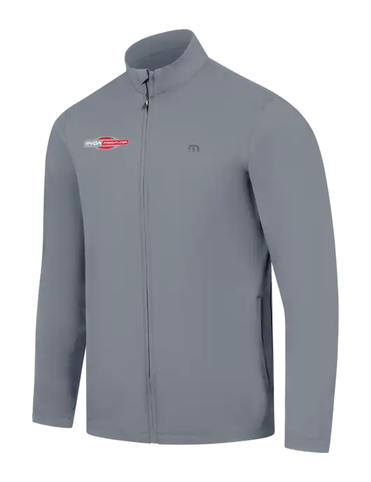 TravisMathew Light Medium Grey Surfside Full-Zip Jacket w/FYDA Logo