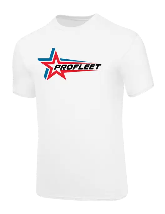 Core Blend White T-Shirt w/ProFleet Logo