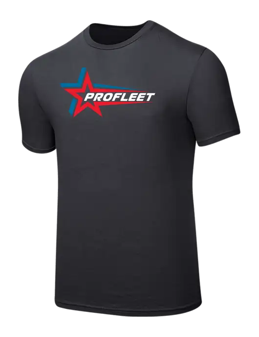 Seriously Soft Charcoal T-Shirt w/ProFleet Logo