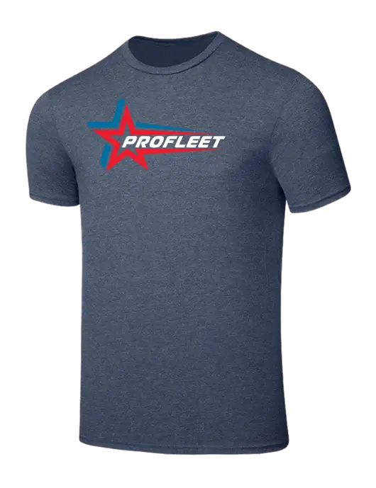 Seriously Soft Heathered Navy T-Shirt w/ProFleet Logo