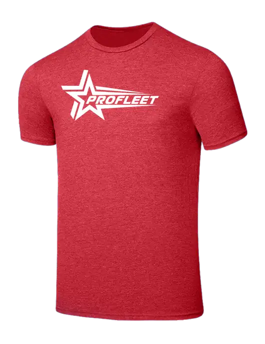 Seriously Soft Heathered Red T-Shirt w/ProFleet Logo