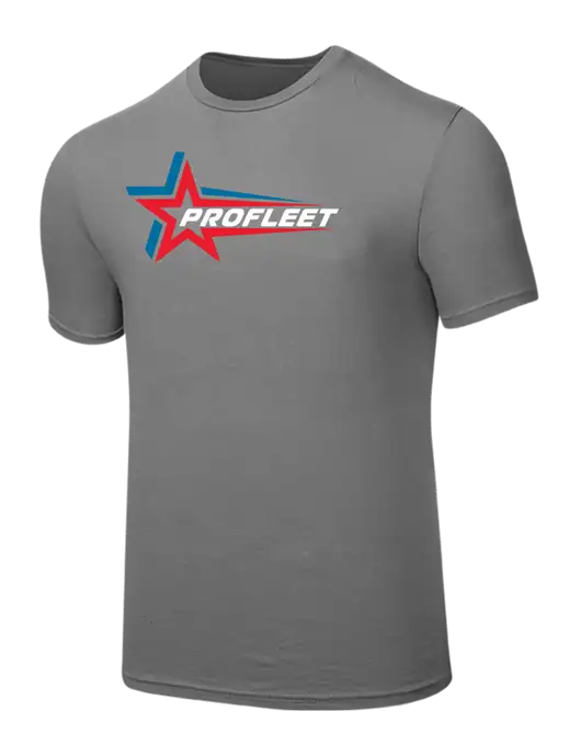 Seriously Soft Medium Grey T-Shirt w/ProFleet Logo