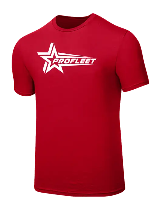 Seriously Soft Red T-Shirt w/ProFleet Logo
