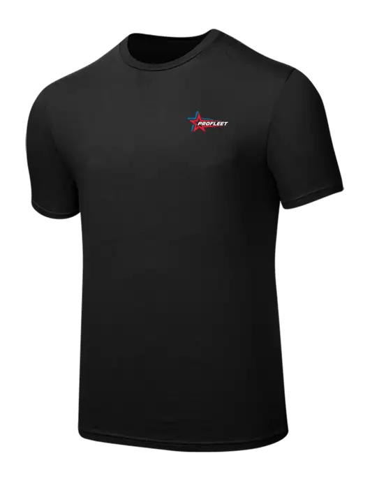 Seriously Soft Black T-Shirt w/ProFleet Logo