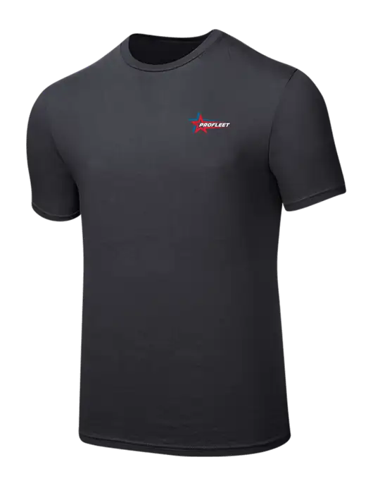 Seriously Soft Charcoal T-Shirt w/ProFleet Logo