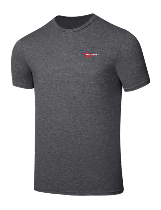 Seriously Soft Heathered Charcoal T-Shirt w/ProFleet Logo