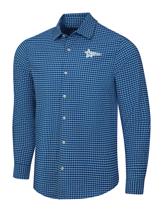 Navy/White City Stretch Shirt w/ProFleet Logo