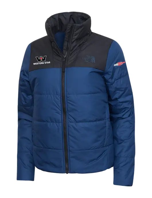 North Face Womens Navy Everyday Insulated Jacket w/Western Star Logo, FYDA Logo