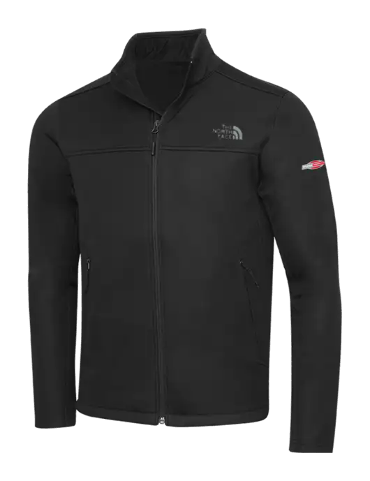 North Face Black Ridgewall Soft Shell Jacket w/FYDA Logo