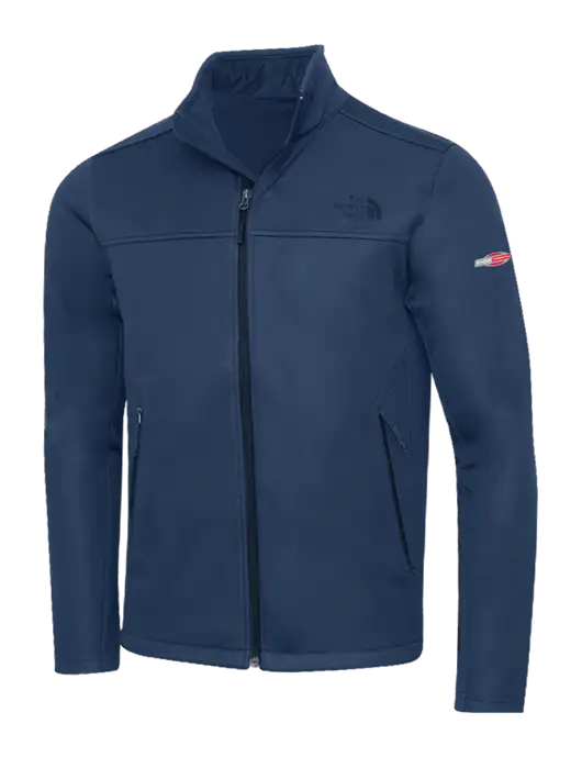 North Face Dark Navy Ridgewall Soft Shell Jacket w/FYDA Logo