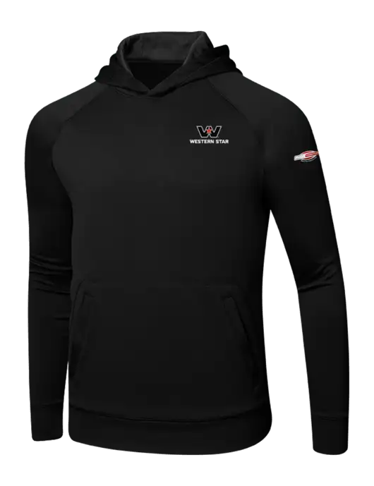 Tech Black Fleece Hooded Sweatshirt w/Western Star Logo, FYDA Logo