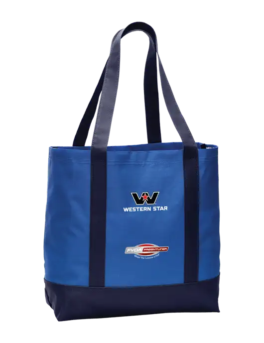 Carryall Blue/Navy Day Tote Twilight w/Western Star Logo, FYDA Logo