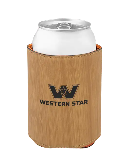 Bamboo Leatherette Beverage Holder w/Western Star Logo, FYDA Logo