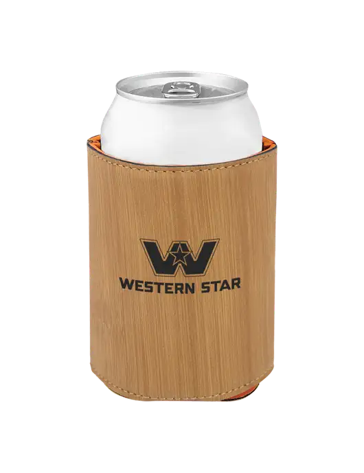 Bamboo Leatherette Beverage Holder w/Western Star Logo, FYDA Logo