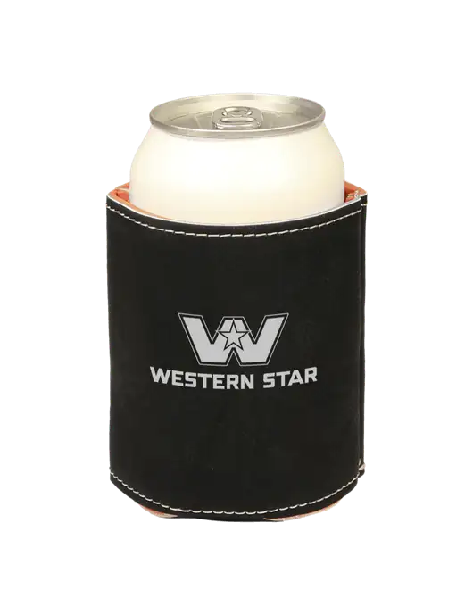 Black Leatherette Beverage Holder w/Western Star Logo, FYDA Logo