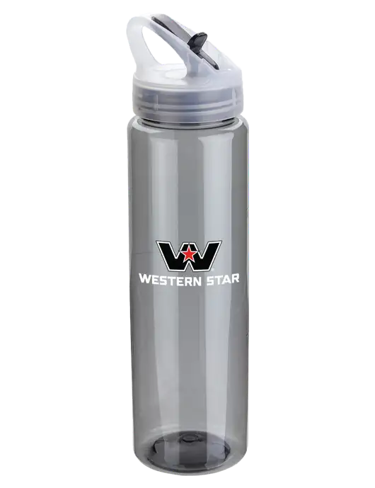 Buddy Smoke 32 oz PET Bottle with Flip Lid w/Western Star Logo, FYDA Logo