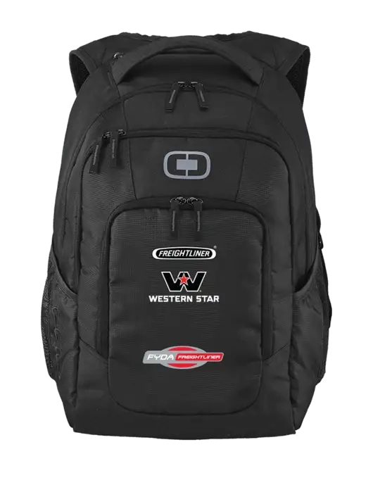 OGIO Black Logan Laptop Backpack w/Western Star/Freightliner Logo, FYDA ...